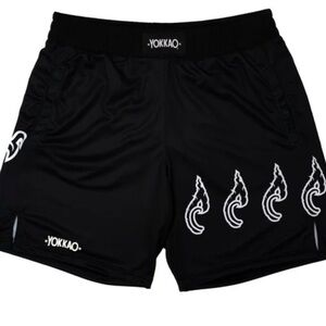 Yokkao shades workout shorts for youth.Size L